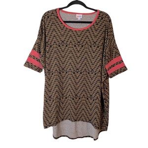 Lularoe Women’s Multicolor Irma Geometric Tunic Top Size Large